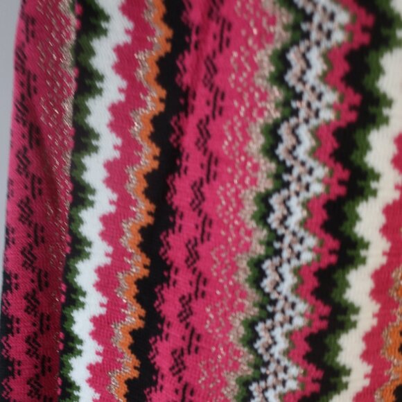 NWT Womens Missoni Multicolor Wool Blend Fringed Wrap Scarf Shawl OS - Picture 3 of 11